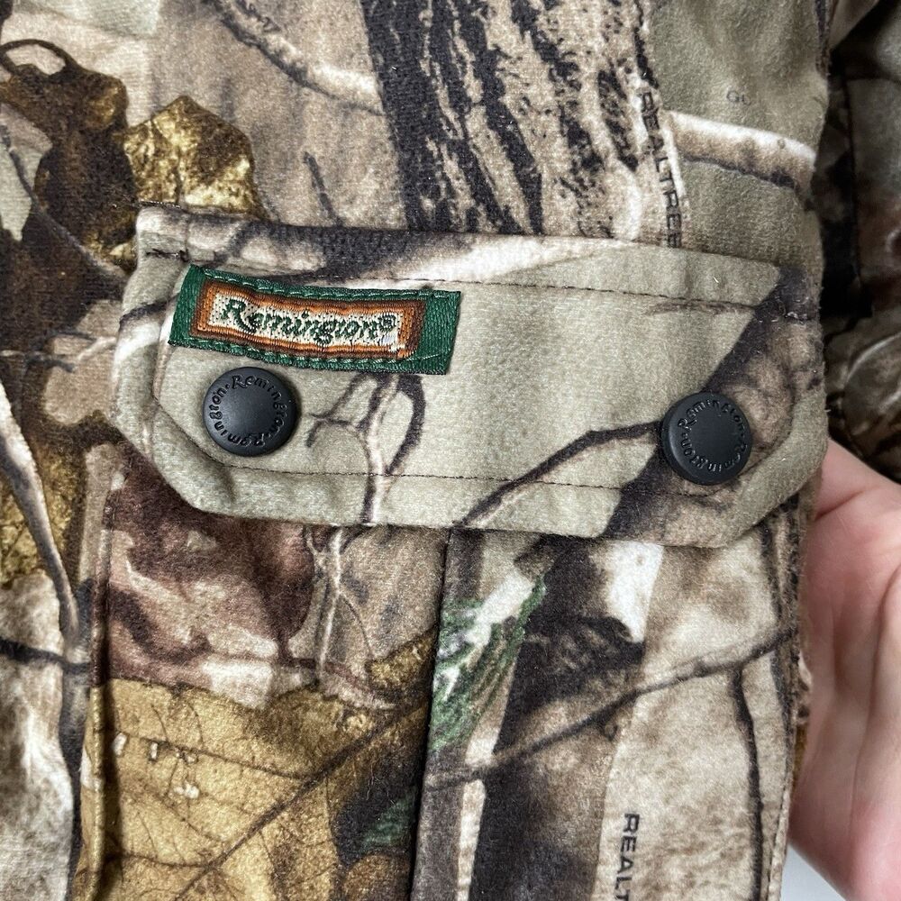 Remington Reversible Camouflage Winter Jacket Hunting Fishing Youth Size 6/7 - Picture 5 of 12